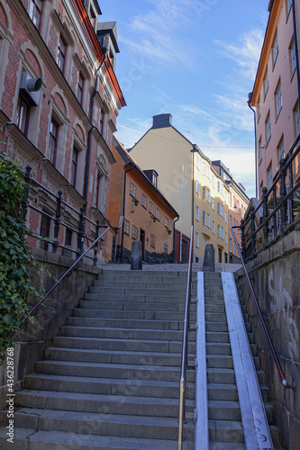 Ramp for wheelchair and trolley in Oslo, Norway
