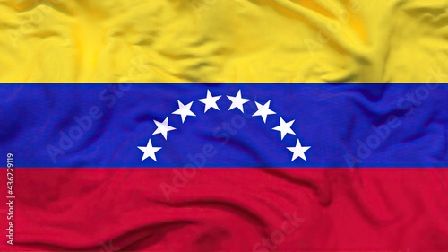 Venezuela flag waving 4k 