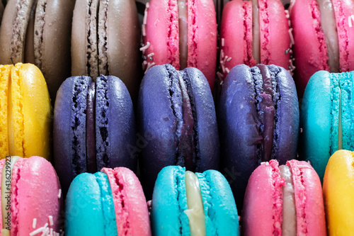 colorful macaroons 