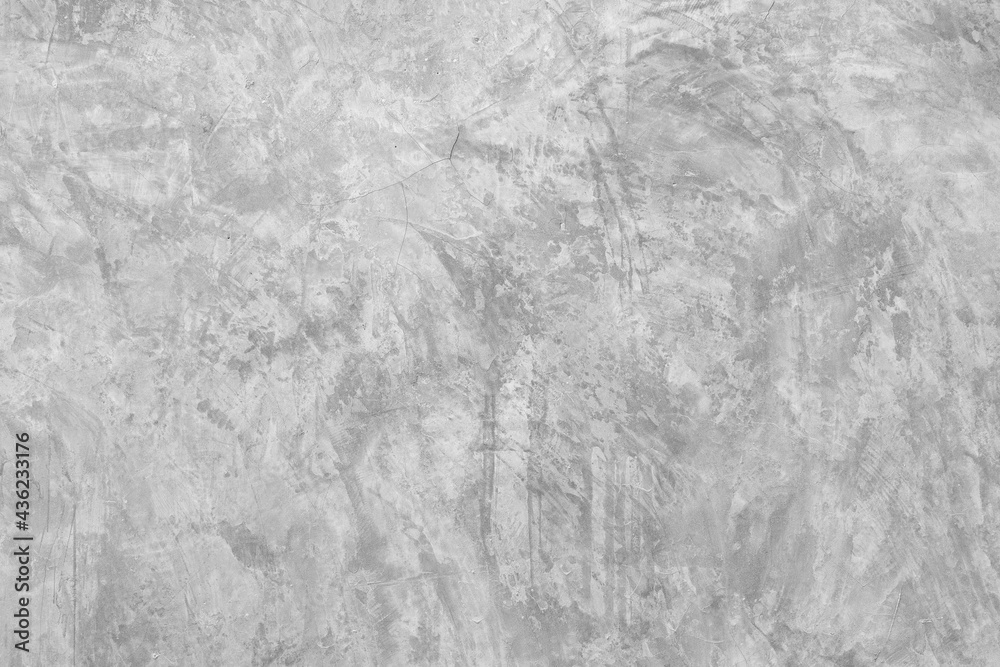 Naklejka premium Old wall texture cement dirty gray with black background abstract grey and silver color design are light with white background.