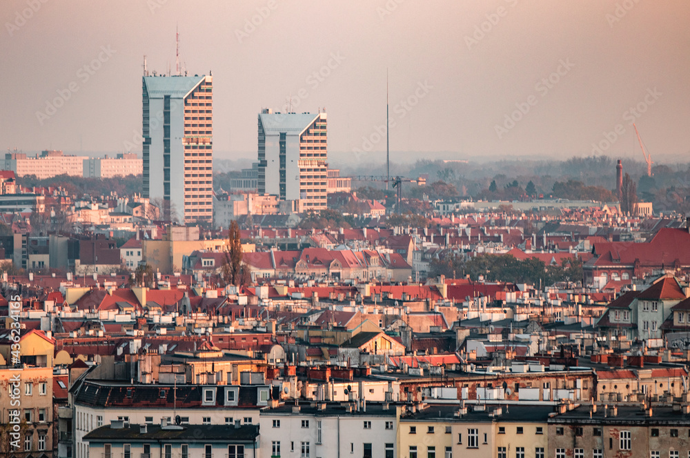 Obraz premium view of the city Wroclaw