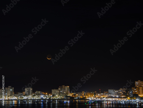 night view of the city