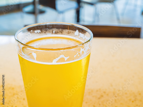 Photography Close up shot of a cold beer