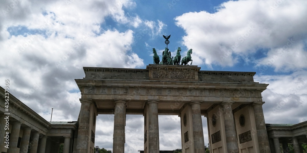 Brandenburg Gate panoramic view
