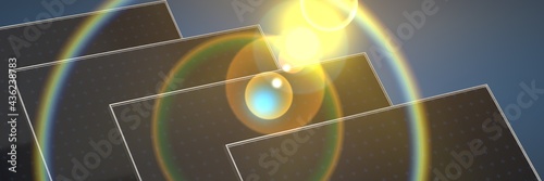 solaranlage 3d digital pane...