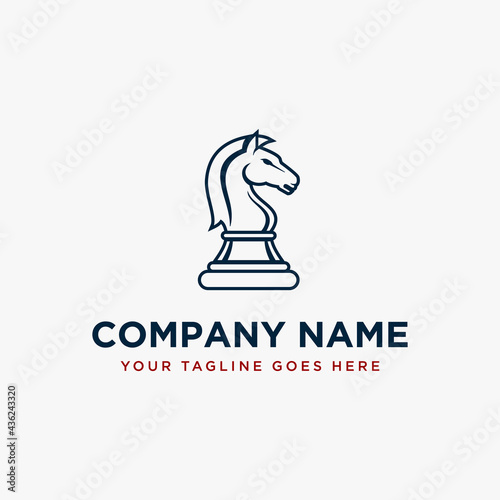 SIMPLE HORSE CHEST LOGO STRATEGY