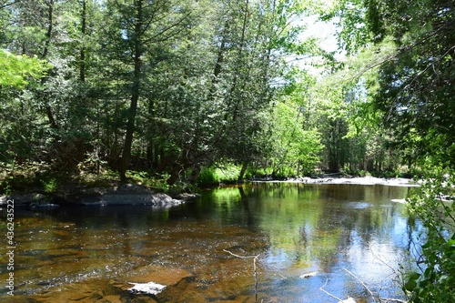 Park of the Doncaster river in southern Quebec