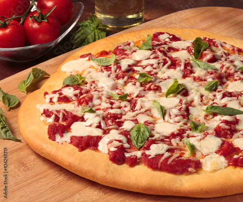 Pizza images for the food industry.
