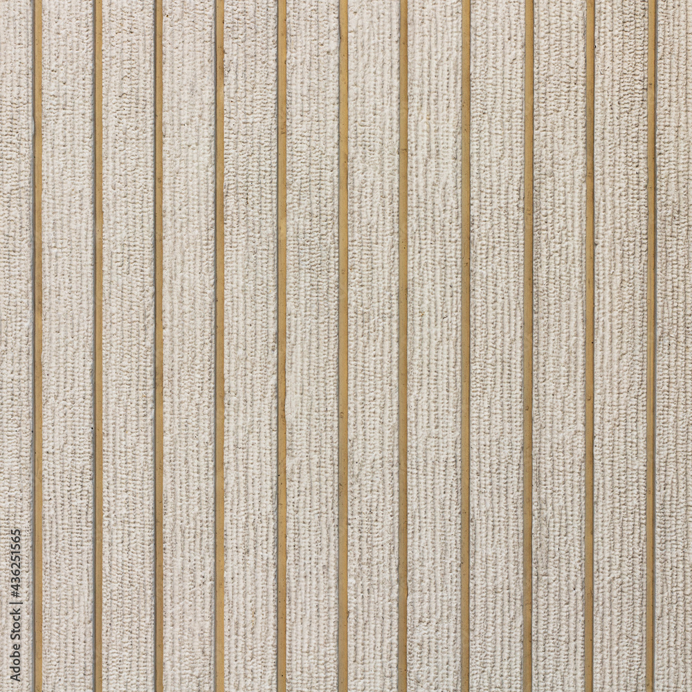 Fototapeta premium Light brown stone textured abstract striped wall background.