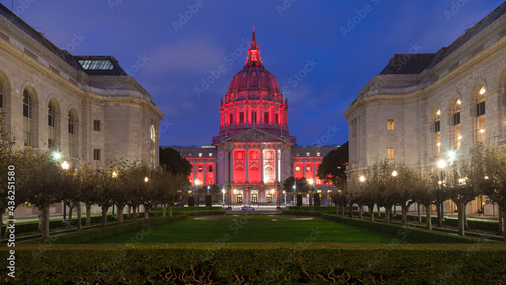 San Francisco City Hall at Night