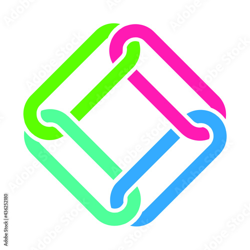 Strategy icon, clean vector with interconnected. Target Audience, Research, Plan, Scheme and more. Editable Stroke. 48x48 Pixel Perfect.
