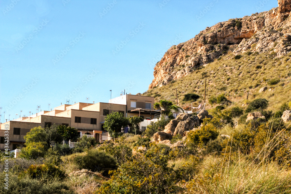Obraz premium Urbanization on the Alicante Coast under the sun