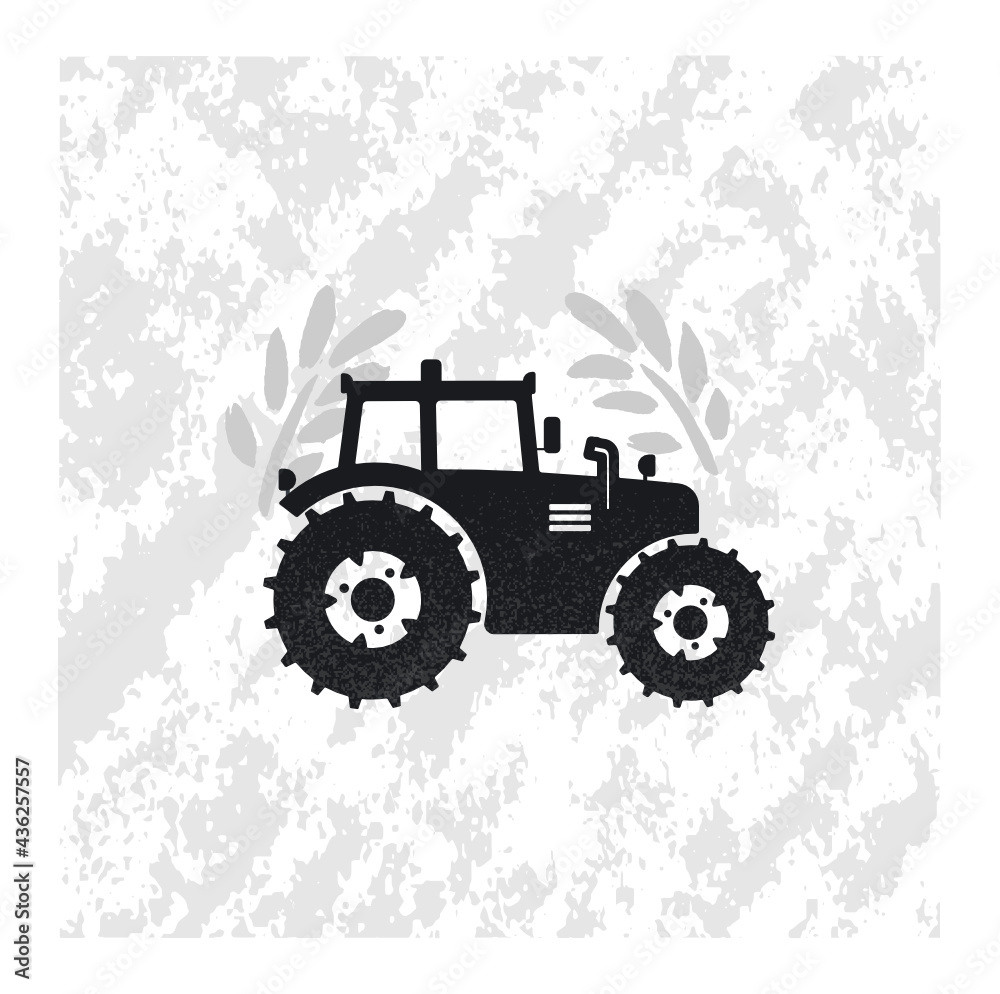 tractor simple design vector illustration