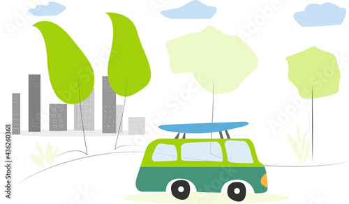Ökologisch Camping in der Natur mit E-Mobilität raus aus der Stadt