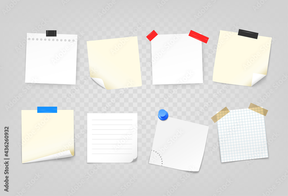 Paper sheets set on a table. Copy space for content Paper sheets set on a table. Copy space for content