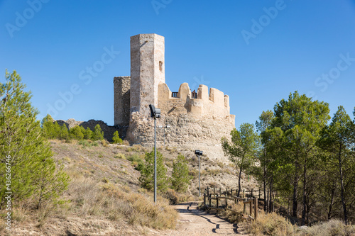 Ayub (main) castle of Calatayud city, province of Zaragoza, Aragon, Spain photo