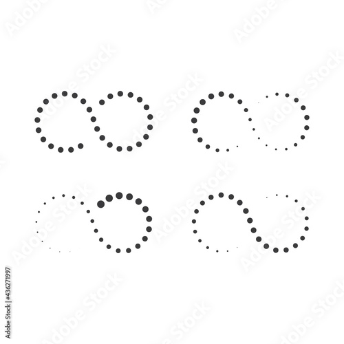Circle dot vector