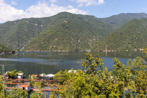 Amazing ladscape of Vacha Reservoir, Bulgaria