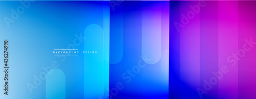Dynamic lines abstract background. 3D shadow effects and fluid gradients. Modern overlapping forms
