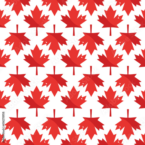 maple leaves red