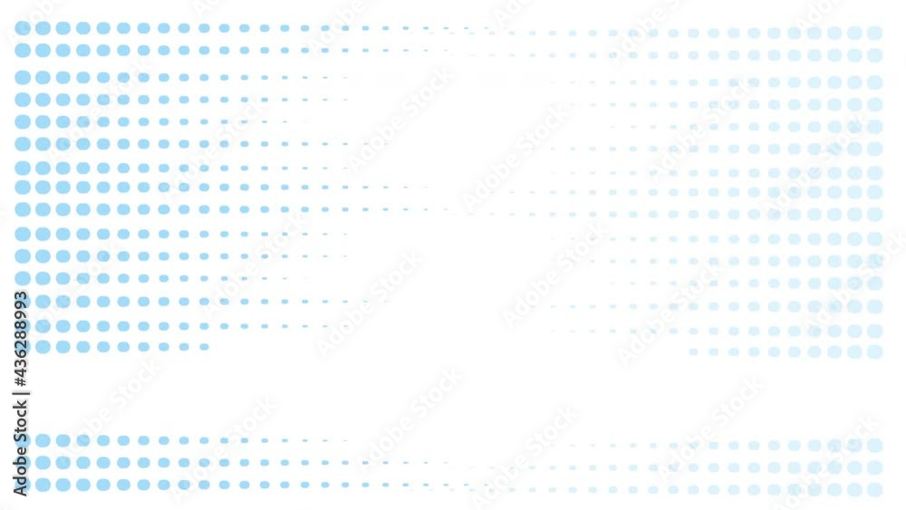 Abstract dotted geometry and line background animation. Luma matte. Blue. Abstract dotted geometry and line background animation. Luma matte. Blue.