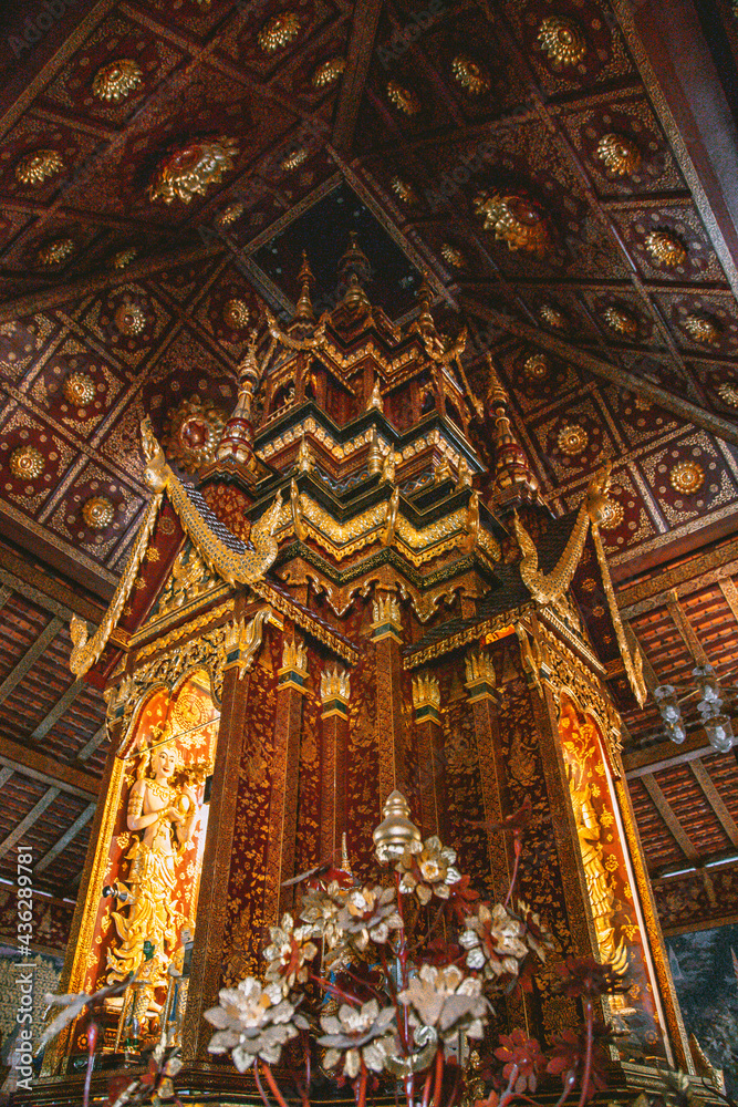 Wat Pa Dara Phirom Phra Aram Luang in Mae Rim, Chiang Mai province, Thailand Wat Pa Dara Phirom Phra Aram Luang in Mae Rim, Chiang Mai province, Thailand