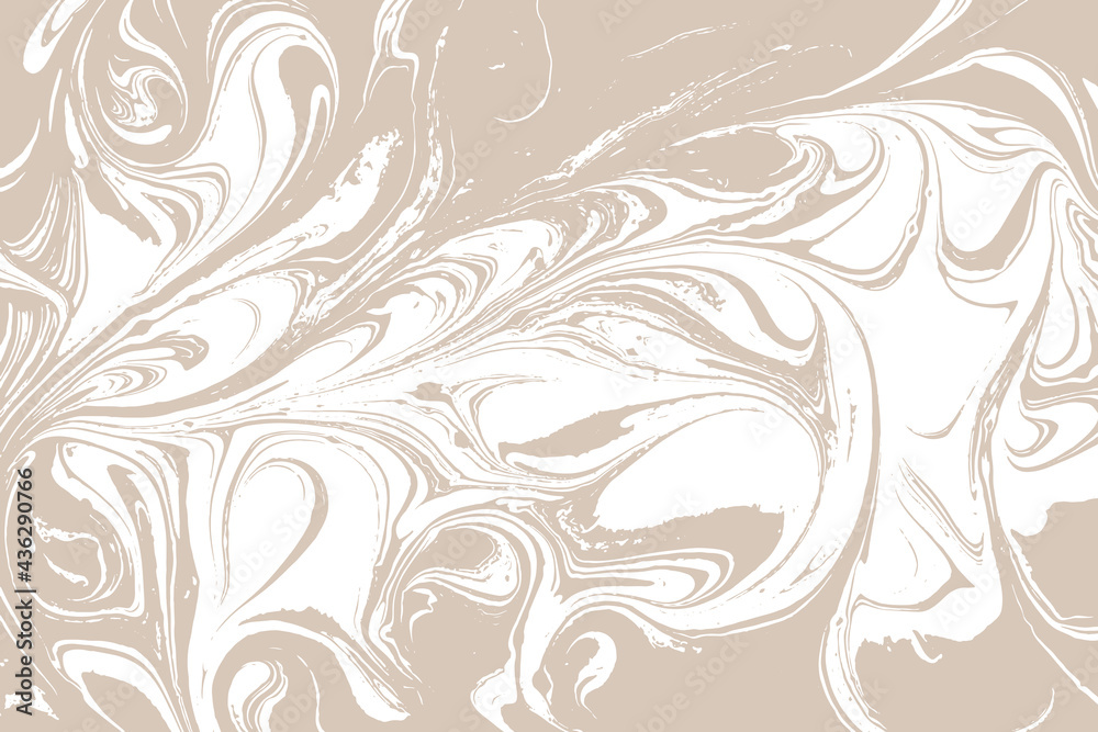 Beige light artwork marble texture. Vector illustration.