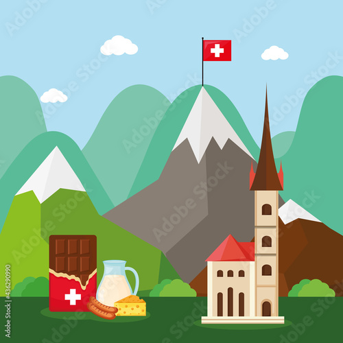 landscape of switzerland