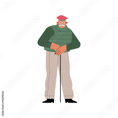 old man character