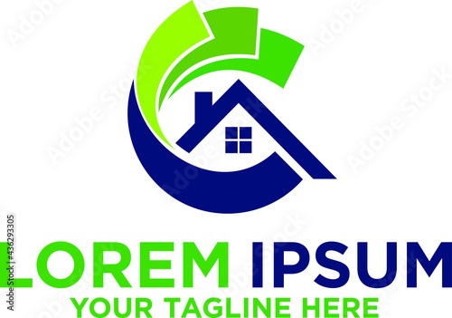 House Mortgage Loan logo design