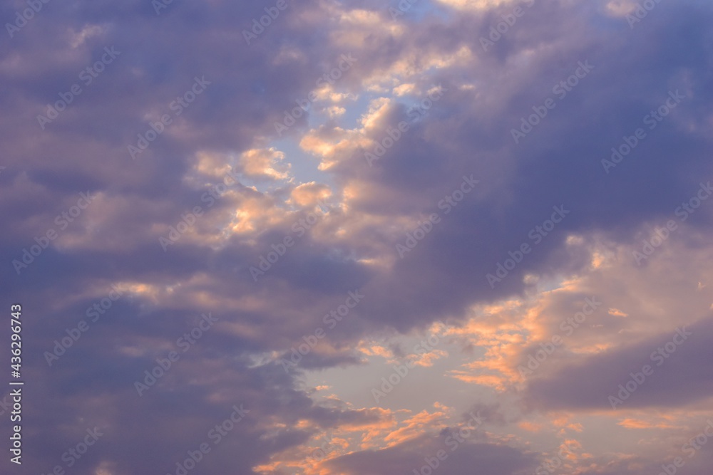Beautiful view of blue cloudy sky background Beautiful view of blue cloudy sky background