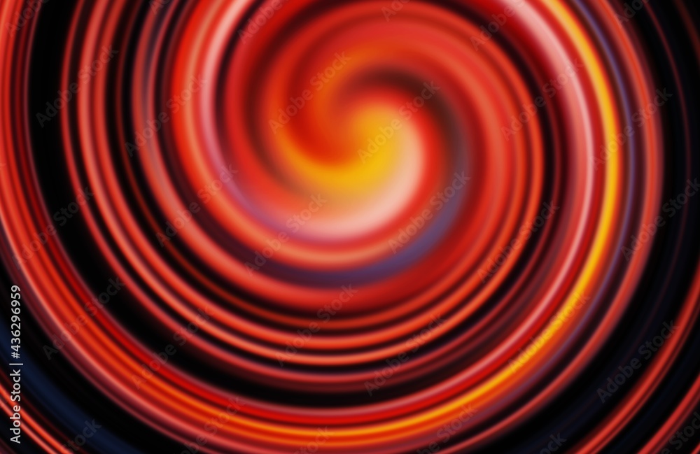 Abstract red and black background with circle