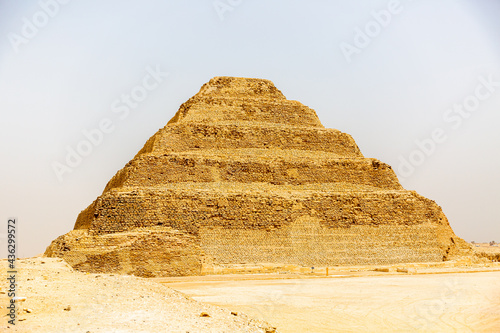 View to the pyramid of Djoser