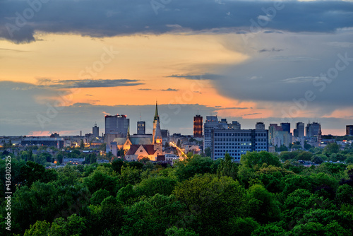 City of Lodz  Poland- city panorama.