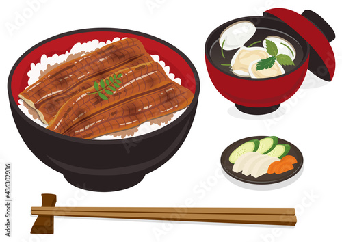 うなぎの蒲焼／うな丼セット／うな丼定食
