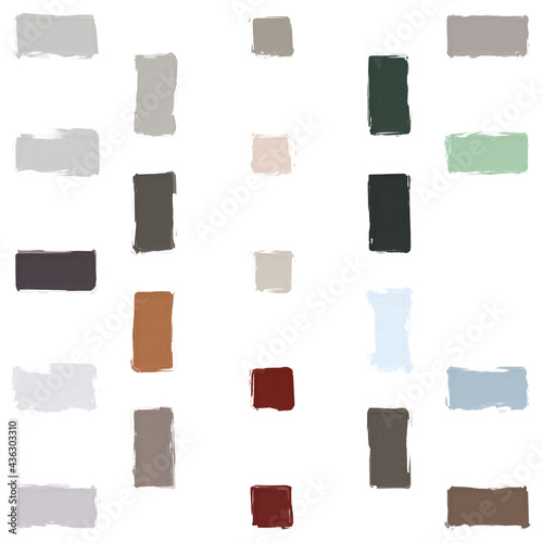 Wallpaper Mural Geometric colorful pattern with a rough texture background. Background texture wall and have copy space for text. Picture for creative wallpaper or design art work Torontodigital.ca