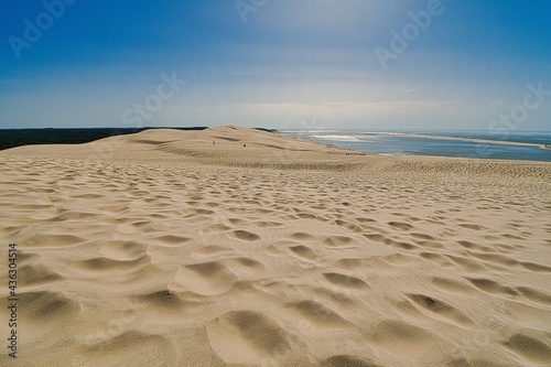 Le Monde vu depuis la dune du Pilat 