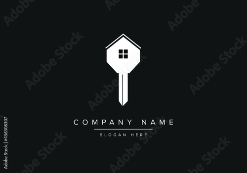 keys real estate logo design