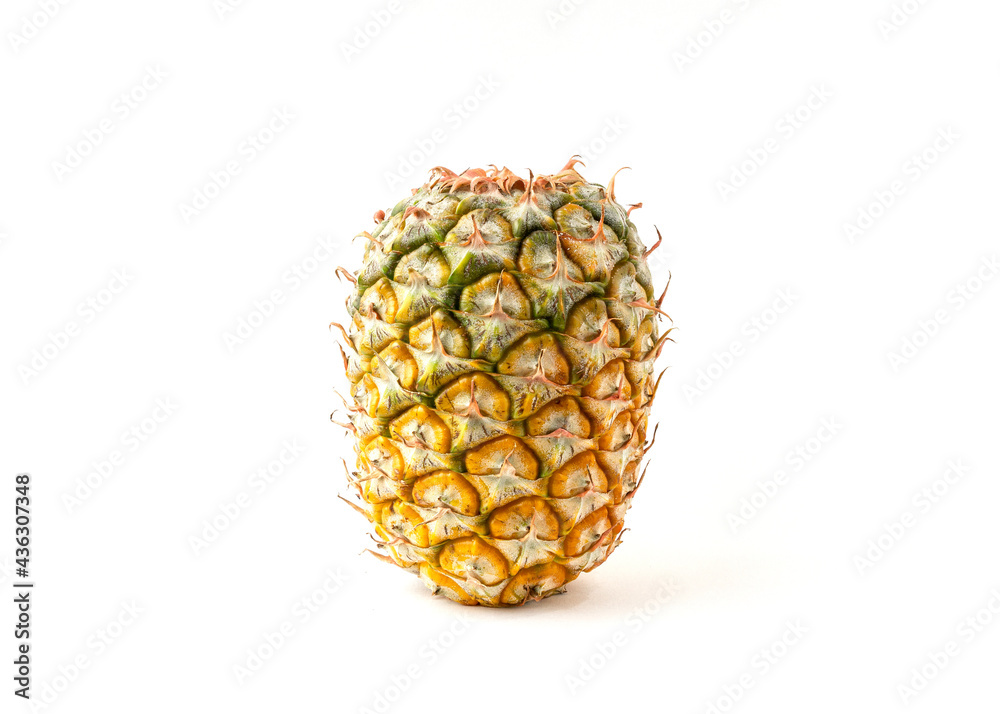 A pineapple isolated on white background. A pineapple isolated on white background.