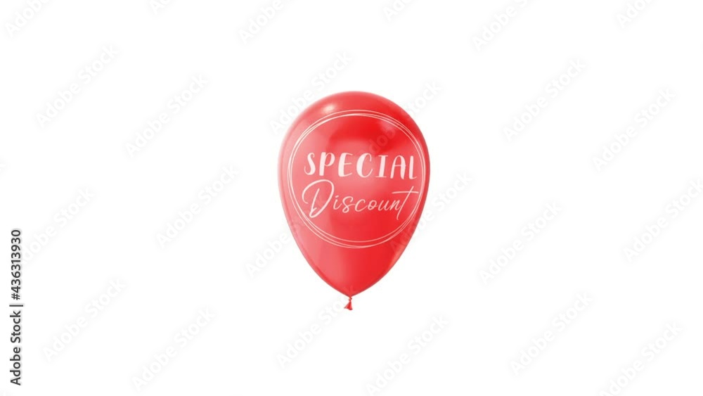 Discount Balloon Loop Animation Clip for Black Friday with Luma Matte and Green Screen Discount Balloon Loop Animation Clip for Black Friday with Luma Matte and Green Screen
