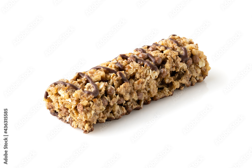muesli bars isolated on white background muesli bars isolated on white background