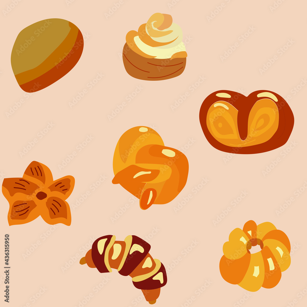 set of bread set of bread
