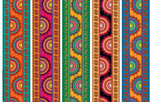 Indian Design Borders. 
Elaborate and easily editable