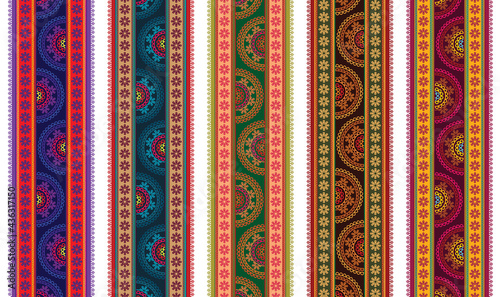 Indian Design Borders. 
Elaborate and easily editable
