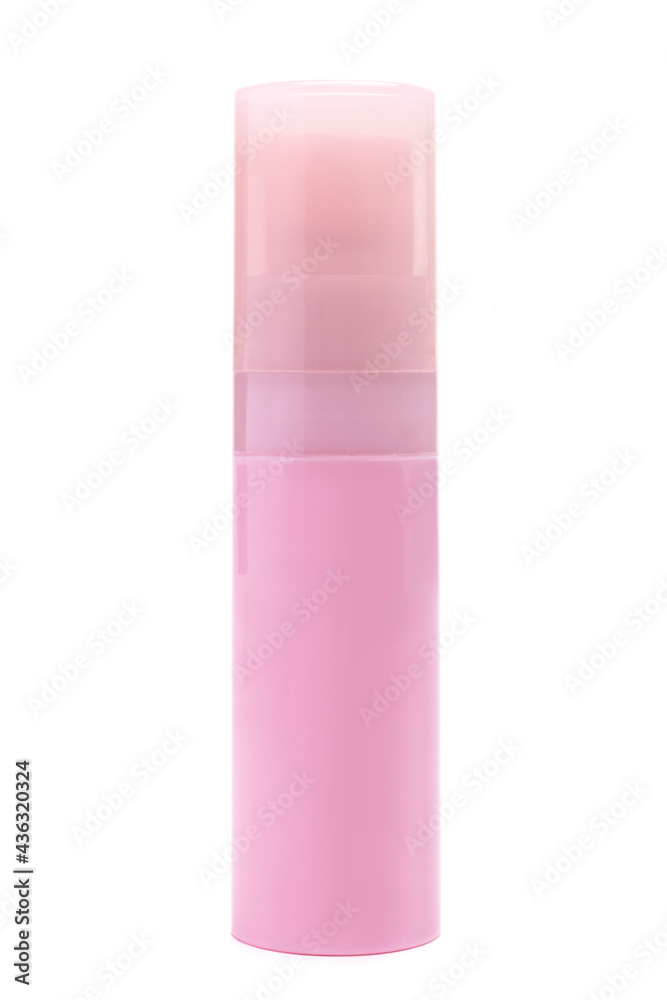 light pink bottle of cosmetics without logo for your design light pink bottle of cosmetics without logo for your design