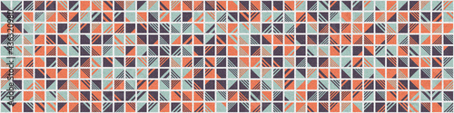 Abstract Geometric Pattern generative computational art illustration