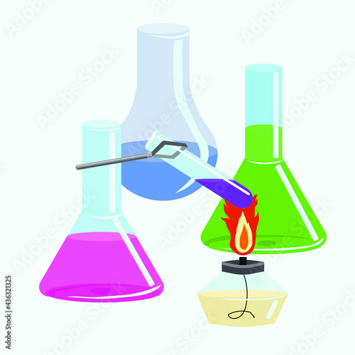 laboratory glassware and tubes