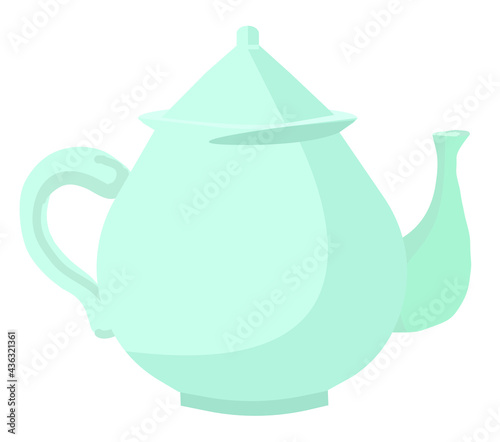 teapot isolated on white