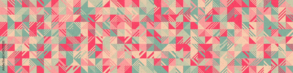 Abstract Geometric Pattern generative computational art illustration
