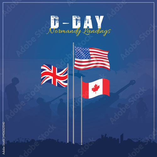D-day. Dark Abstract Army Background photo
